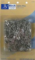 Nickle Plated Safety Pins 200 Pack