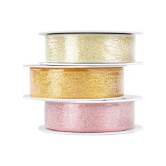 **-Ribbon Lame 25mmx20m-** ##-Berisfords 001301-##