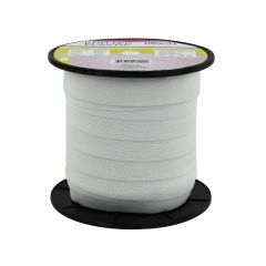 **-Elastic Knitted 12mmx100mt-** White ##-Birch Creative 009075-##