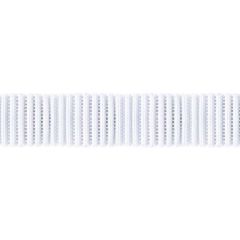 **-Elastic Ribbed Bat 20mmx15mt-** White ##-Birch Creative 009113-##