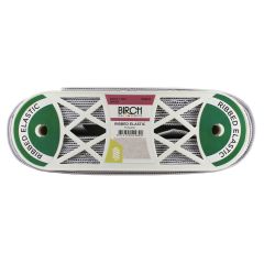 **-Elastic Ribbed Bat 50mmx10mt-** White ##-Birch Creative 009123-##