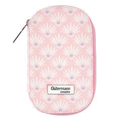 **-Gutermann X Birch Blooms Zipped Sewing Case - Pink-** ##-Gutermann 010714-PETAL-PINK-##