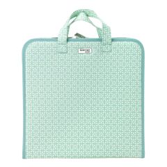 **-Cosy Mood Craft Storage Case 36.5x7x35.5cm - Petal Stamp Green-** ##-Gutermann 010722-PETAL-STAMP-GREEN-##