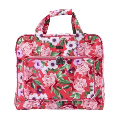 **-Cosy Mood Sewing Machine Bag 48x15x33cm - Floral Garden Pink-** ##-Gutermann 010724-FLORAL-GARDEN-PINK-##