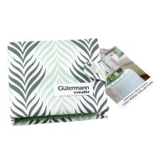 **-Cosy Mood Needle Case and Scissor Set 9.53x1.59x9.21cm - Petal Stamp Green-** ##-Gutermann 010728-PETAL-STAMP-GREEN---A-##