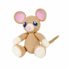 **-The Knitty Critters Collection Crochet Kit-** Basil The Mouse ##-Knitty Critters 036088-KC708-##