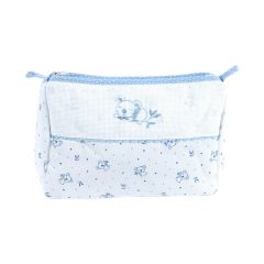 **-Dmc Koala Print Toilet Bags-** 14ct Aida Panel/Blue 24x18x11cm ##-Dmc 119183-BLUE-##