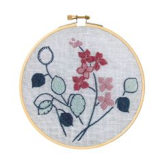 **-Dmc Eco Vita Embroidery Kit-** Lunaria 13.3x12.9cm ##-Dmc 119234-TB226-##