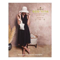 **-Dmc Eco Vita Raffia Book-18 Designs Bag  And Amp; Hats - Design Bags And Hats-** ##-DMC 15890-E22-##