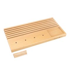 **-Milward Ruler Rack With Storage 6 Slots Beech-** ##-Milward 2159005-##