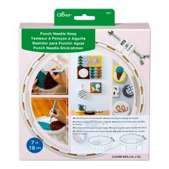 **-Clover Punch Needle Hoop 7''/18cm-** ##-Clover 308817-##