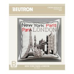 **-New York Paris London Cs 40x40cm-** ##-Beutron 8069-##