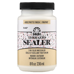 **-Plaid Folkart Terrazzo Sealer 8oz-** 49952 Matte ##-Plaid 900116-49952-##