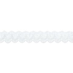 **-Lace Organza 38mm X 18.28mt - White-** ##-Birch Creative BO0003-WHITE-##
