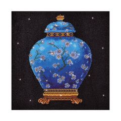 **-Diamond Dotz Blue Vase 52 X 52cm (20.5 X 20.5in)-** ##-Diamond Dotz DD12-020-##