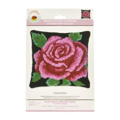 **-Lady Bird Designs Sudan Tapestry Cushion Kit-** Classic Rose 40x40cm ##-Ladybird Designs LH9-027-##