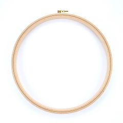 **-Nurge Embroidery Hoop-** Wooden Screwed 24mm Beechwood 12/310mm ##-Nurge MN120-8-##