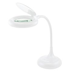 **-The Zoom Desktop Magnifying Light Gooseneck White Extra Long Adapter Incl-** ##-Triumph OD115-W-##