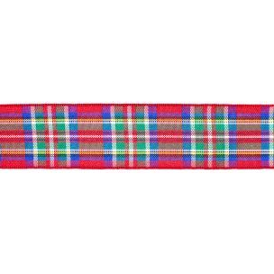 **-Ribbon Tartan-** 25mmx25mt 007 Royal Stewart ##-Berisfords 001193-007ROYAL-STEWART-##