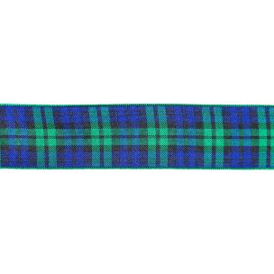**-Ribbon Tartan-** 25mmx25mt 009 Blackwatch ##-Berisfords 001193-009BLACKWATCH-##