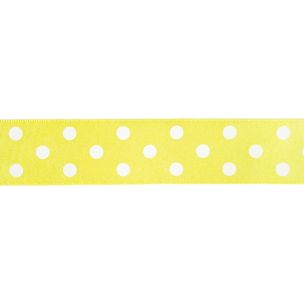 **-Ribbon Satin Polka Dot 25mmx20mt-** ##-Berisfords 001198-##