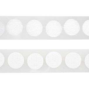 **-Hook & Loop Sticky Back Dots 15mm-** White (Use: 012188 - White) ##-Birch Creative 012188-WHITE-##