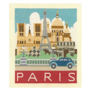 **-My Cross Stitchcityscapes-** Paris 8.5x10in 14 Count ##-My Cross Stitch 057130-PARIS-##