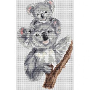 **-My Cross Stitchanimal Magic-** Koala 19.5x19.5cm 14 Count ##-My Cross Stitch 057131-KOALA-##