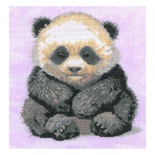 **-My Cross Stitchanimal Magic-** Panda Cub 17.75x18.5cm 14 Count ##-My Cross Stitch 057131-PANDA-CUB-##