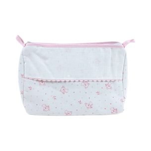 **-Dmc Koala Print Toilet Bags-** 14ct Aida Panel/Pink 24x18x11cm ##-Dmc 119183-PINK-##