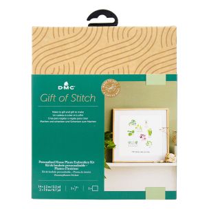 **-Dmc Gift Of Stitch-** Personalised House Plants Embroidery Kit 25x29cm ##-Dmc 119210-TB181-##