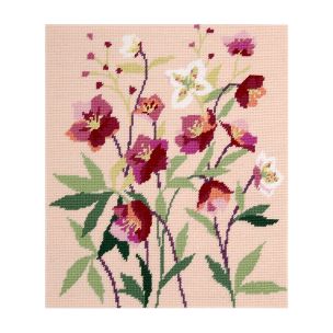 **-Dmc Canvas Classic Florals-** Helleborus/Penelope 10ct 30x35cm ##-Dmc 119215-C2311-##
