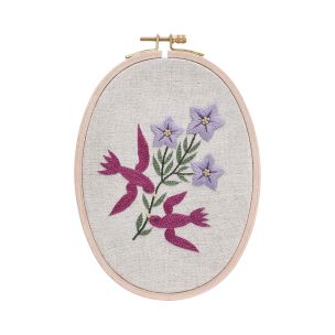 **-Dmc Designer Embroidery Kit-** Yumiko Campanula 11x14.5cm ##-Dmc 119221-TB189-78-##