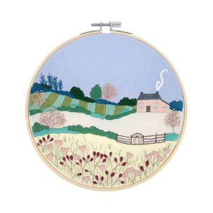 **-Dmc Designer Embroidery Kit-** Georgie Spring Landscape 17.6x13.8cm ##-Dmc 119222-TB192-##