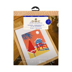 **-Dmc Designer Tapestry Kit-** Nathalie Beach House 12x15cm ##-Dmc 119228-C126K-##
