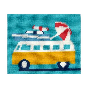 **-Dmc Designer Tapestry Kit-** Joanna Campervan 12x15cm ##-Dmc 119228-C128K-##