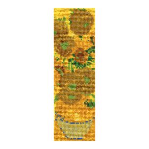 **-Dmc National Gallery Cross Stitch Kit-** Sunflowers Vincent Van Gogh 5x16.5 Cm ##-Dmc 119231-BL1116-##