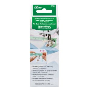 **-Clover Sliding Stitch Guide Foot 7709-** ##-Clover 307709-##