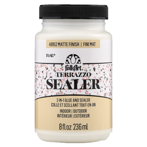 **-Plaid Folkart Terrazzo Sealer 8oz-** 49952 Matte ##-Plaid 900116-49952-##