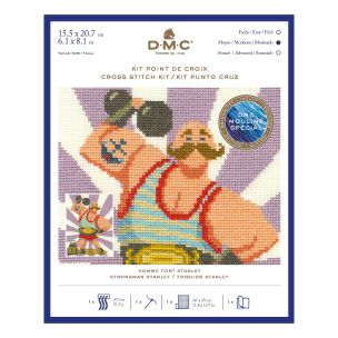 **-Dmc Cross Stitch Kit-** Acroboat 15.25x20.7cm ##-Dmc BK1855-##