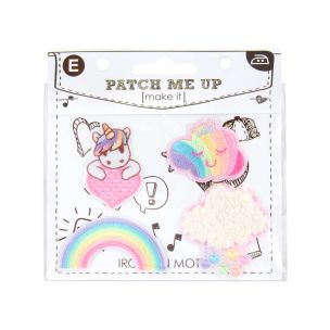 **-Make It Motif Iron-** On Heart,Rainbow,Cloud Multi 4pc/3pk ##-Make It BM7001-##