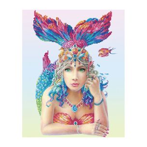 **-Diamond Dotz Crystal Art Kit-** Mystic Mermaid, 51 x 41cm ##-Diamond Dotz DD11-003-##
