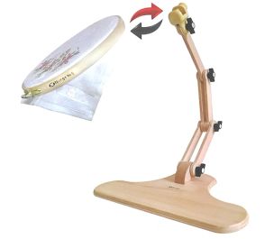 **-Nurge Embroidery Hoop-** Stand Adjustable Seating 3 Hinge Joints ##-Nurge MN190-4-##