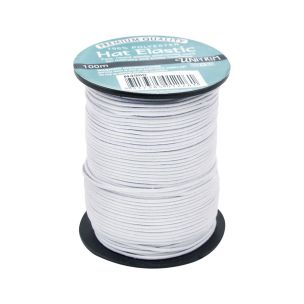 **-Uni Trim Elastic Hat White 100m Spool-** ##-Unitrim N4980-##