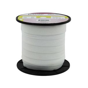 **-Elastic Knitted 12mmx100mt-** White ##-Birch Creative 009075-##