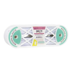 **-Elastic Swimwear Woven White 6mmx100m-** ##-Birch Creative 009208-##