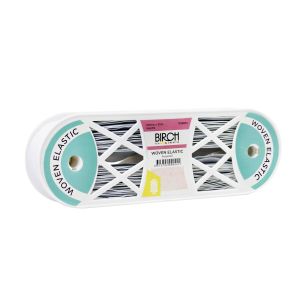 **-Elastic Woven 20mmx30mt-** White ##-Birch Creative 009651-##