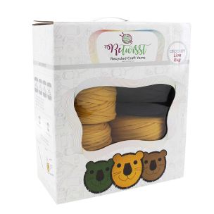 **-Retwisst Lion Rug Kit-** Yellow/Black Rg - 003 Sb#25 ##-Retwisst 036103-##
