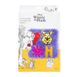 **-Disney Latch Hook Cushion Kit 35x35cm-** Pooh ##-Disney 483005-02-##