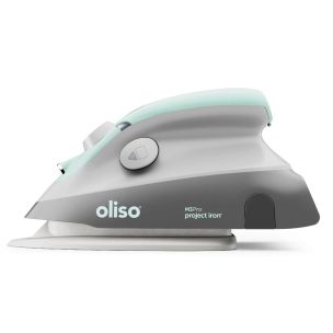 **-Oliso M3Pro Mini Project Iron-** Compact Size Steam Iron with LED Light - Aqua ##-Oliso 171030-##